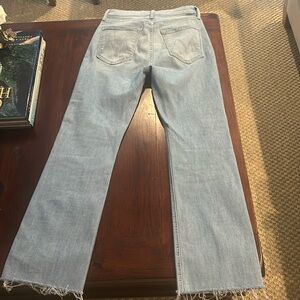 Mother jeans light wash color new without tags